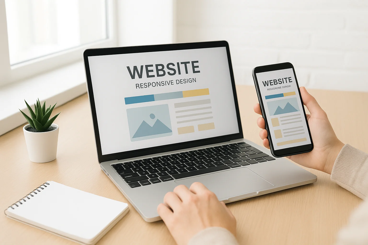 Testing a nonprofit website for mobile responsiveness and functionality across devices