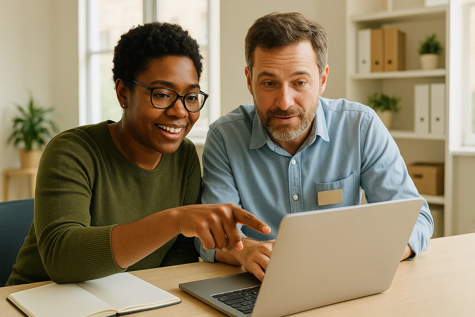 Nonprofit team members collaborating to fix Google Ad Grant compliance issues