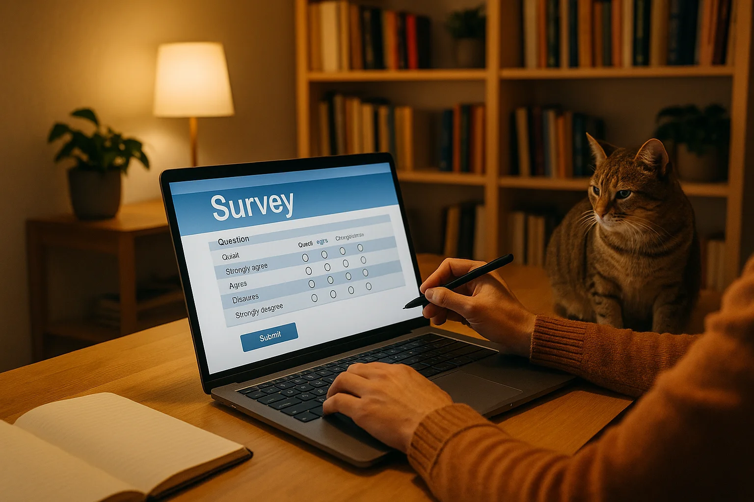 Nonprofit team member completing the Google Ad Grant annual program survey