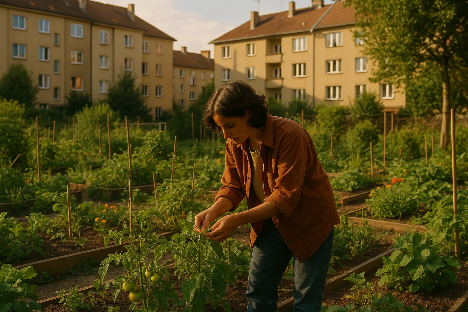 Community gardener representing niche nonprofits that serve specific local communities