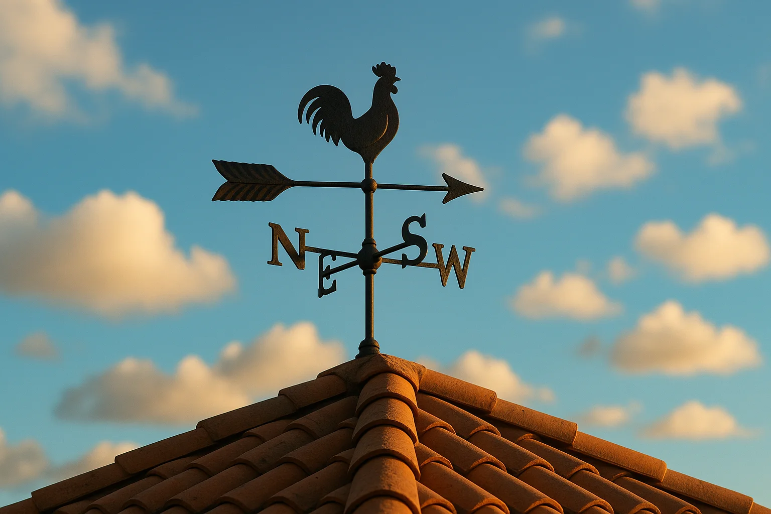 Weather vane representing the importance of monitoring CTR trends and catching declines early